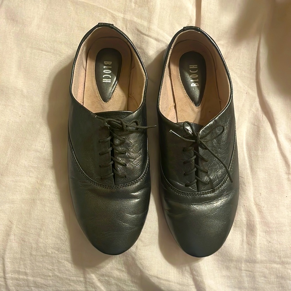 Gunmetal Bloch Oxford Shoes